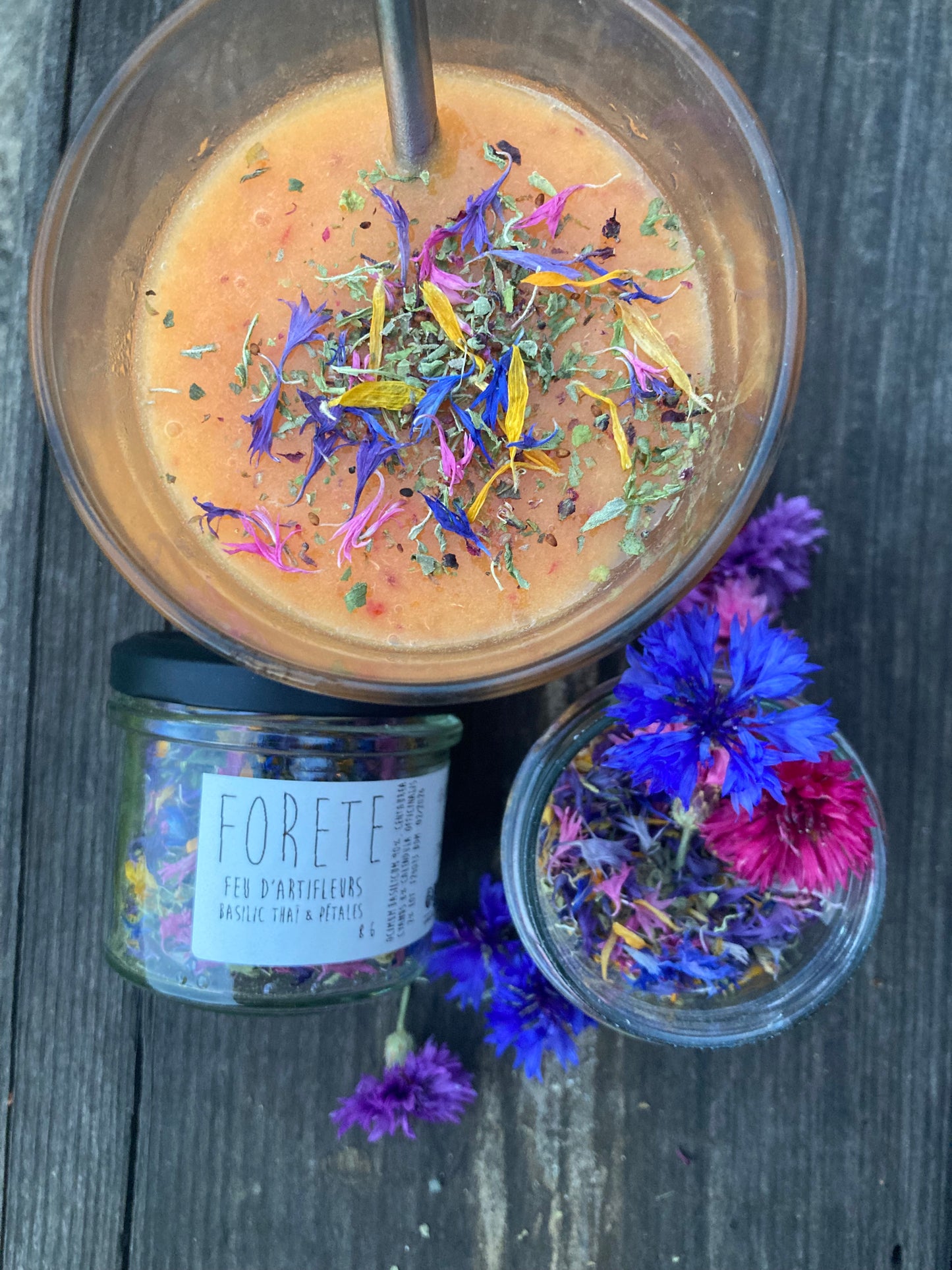 Mix aromatique Feu d'artifleurs Basilic Thaï image 1