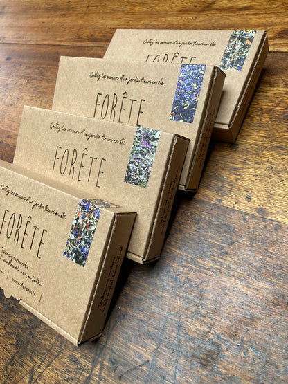 4 boîtes des 4 tisanes Forête en infusettes.