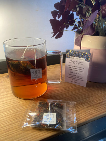 Infusettes tisane Shiso pourpre / Tournesol